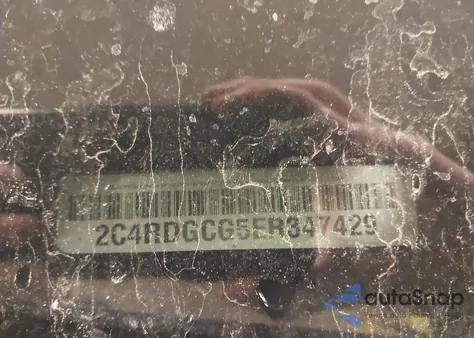 2014 Dodge Grand Caravan Sxt из США, поврежденный, VIN 2C4RDGCG5ER347429